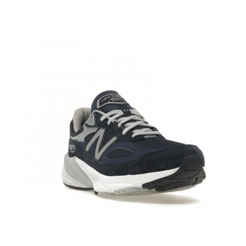 Кроссы New Balance 990v6 MiUSA Navy White - мужская сетка размеров