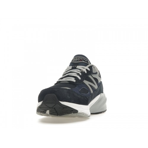 Кроссы New Balance 990v6 MiUSA Navy White - мужская сетка размеров