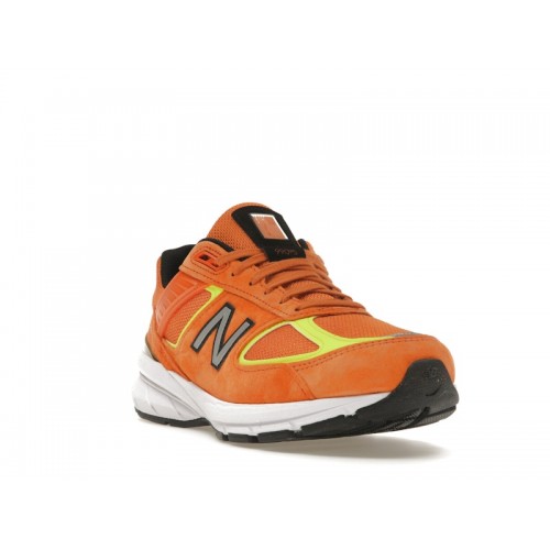Кроссы New Balance 990v5 Orange - мужская сетка размеров