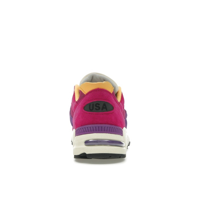 Teddy Santis x New Balance 990v2 Made in USA Purple Yellow - мужская сетка размеров Teddy Santis x New Balance 990v2 Made in USA Purple Yellow - мужская сетка размеров