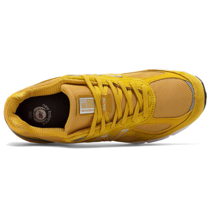 New Balance 990v4 Made In USA Yellow - мужская сетка размеров New Balance 990v4 Made In USA Yellow - мужская сетка размеров