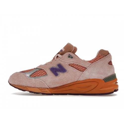 Кроссы New Balance 990v2 Salehe Bembury Sand Be The Time - мужская сетка размеров