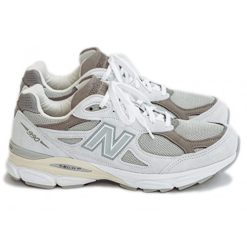 Кроссы New Balance 990v3 MiUSA YCMC Nimbus Cloud (GS) - подростковая сетка размеров