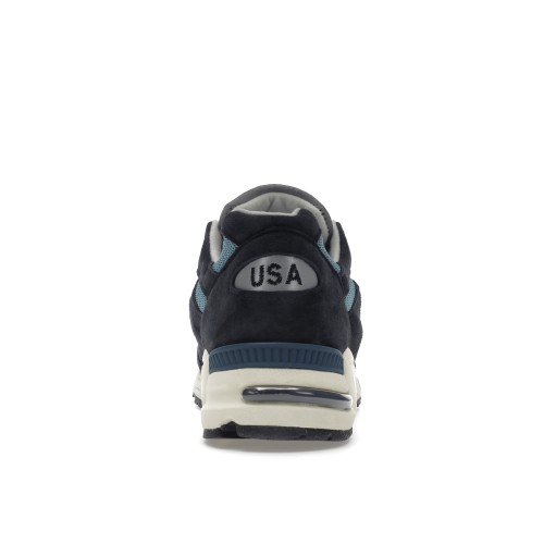 Кроссы New Balance 990v2 MiUSA Teddy Santis Navy Castlerock - мужская сетка размеров
