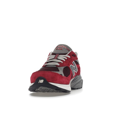 Кроссы New Balance 990v3 MiUSA Teddy Santis Scarlet - мужская сетка размеров