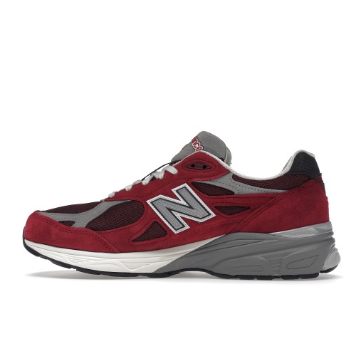 Кроссы New Balance 990v3 MiUSA Teddy Santis Scarlet - мужская сетка размеров