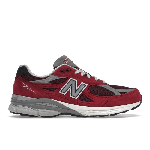 Кроссы New Balance 990v3 MiUSA Teddy Santis Scarlet - мужская сетка размеров