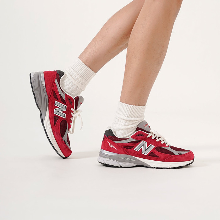 Teddy Santis x New Balance 990v3 Made in USA Scarlet Marblehead - мужская сетка размеров Teddy Santis x New Balance 990v3 Made in USA Scarlet Marblehead - мужская сетка размеров