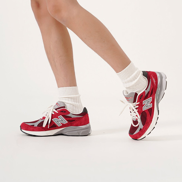 Teddy Santis x New Balance 990v3 Made in USA Scarlet Marblehead - мужская сетка размеров Teddy Santis x New Balance 990v3 Made in USA Scarlet Marblehead - мужская сетка размеров