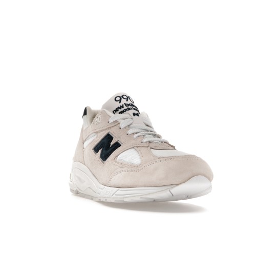 Кроссы New Balance 990v2 MiUSA Beige Black - мужская сетка размеров