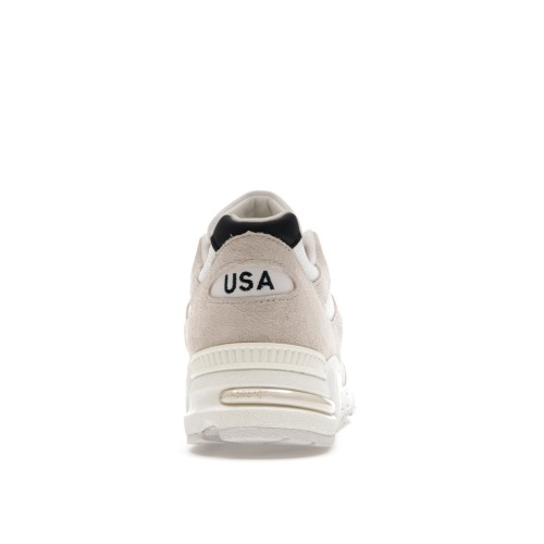 Кроссы New Balance 990v2 MiUSA Beige Black - мужская сетка размеров