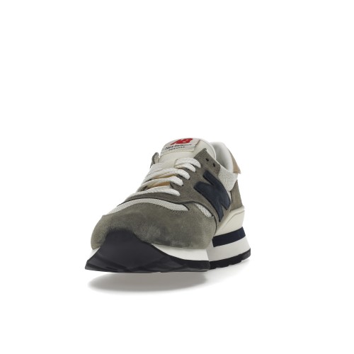 Кроссы New Balance 990v1 MiUSA Grey Blue - мужская сетка размеров