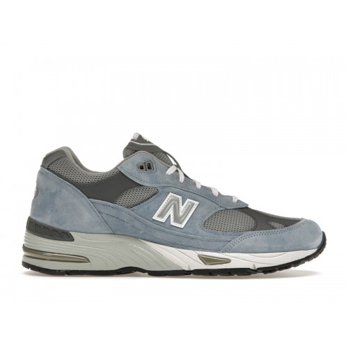Кроссы New Balance 991 MiUK Dusty Blue Alloy Smoked Pearl - мужская сетка размеров