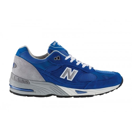 Кроссы New Balance 991 MiUK Blue Gray - мужская сетка размеров