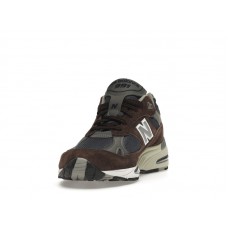 Кроссовки New Balance 991 Brown Navy Grey