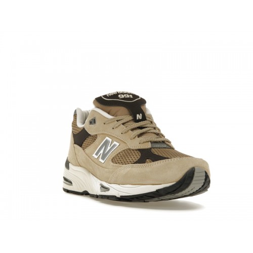 Кроссы New Balance 991 MiUK Finale Pack Pale Khaki - мужская сетка размеров
