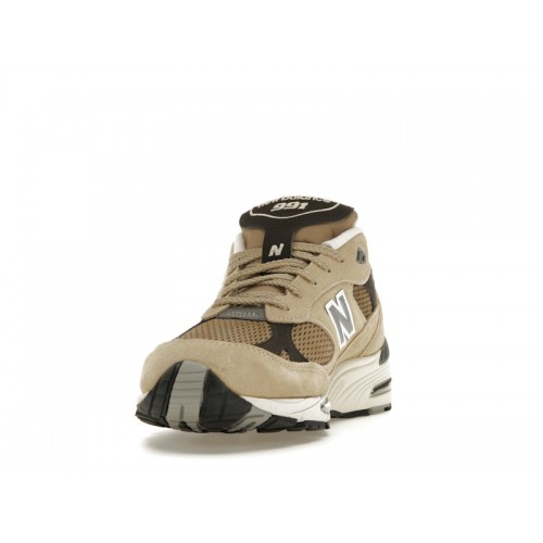 Кроссы New Balance 991 MiUK Finale Pack Pale Khaki - мужская сетка размеров