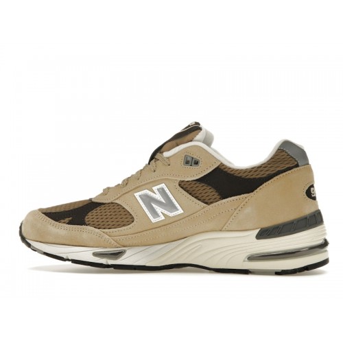 Кроссы New Balance 991 MiUK Finale Pack Pale Khaki - мужская сетка размеров