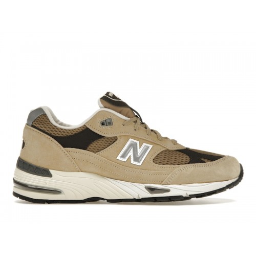 Кроссы New Balance 991 MiUK Finale Pack Pale Khaki - мужская сетка размеров
