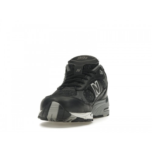 Кроссы New Balance 991 MiUK Black Magnet Smoked Pearl - мужская сетка размеров