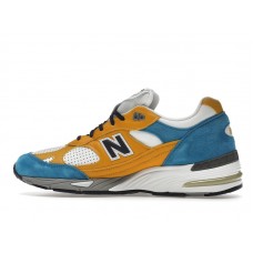 Кроссовки New Balance 991 MiUK SNS Blue Yellow
