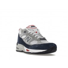 Кроссовки New Balance 991 Grey Navy Red