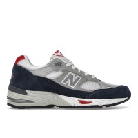Кроссовки New Balance 991 Grey Navy Red