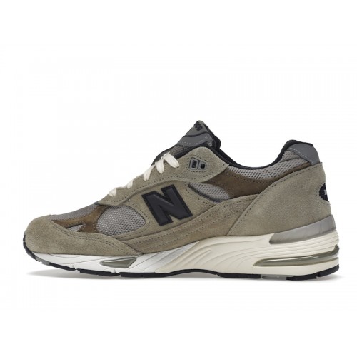 Кроссы New Balance 991 MiUK JJJJound Grey Olive - мужская сетка размеров