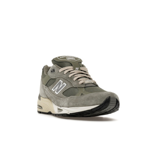 Kith x New Balance 991v1 Made in UK Vetiver - мужская сетка размеров Kith x New Balance 991v1 Made in UK Vetiver - мужская сетка размеров