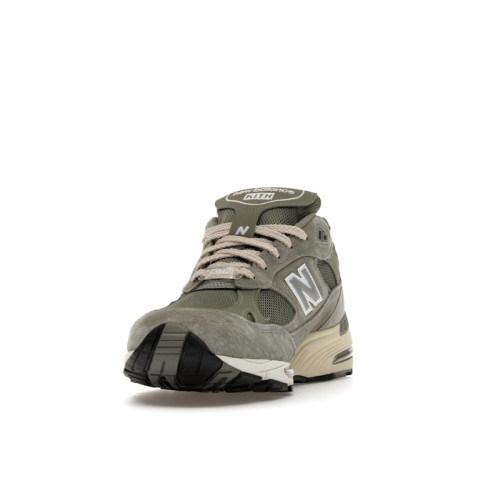 Kith x New Balance 991v1 Made in UK Vetiver - мужская сетка размеров Kith x New Balance 991v1 Made in UK Vetiver - мужская сетка размеров