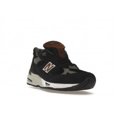 Кроссовки New Balance 991 MiUK Black Grey Brown