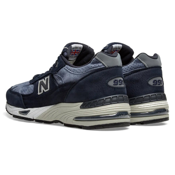 New Balance 991 Made in England Navy Sky - мужская сетка размеров New Balance 991 Made in England Navy Sky - мужская сетка размеров