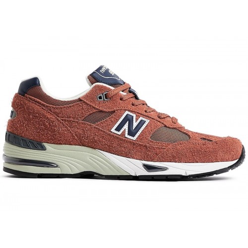 Кроссы New Balance 991v1 MiUK Bruschetta - мужская сетка размеров