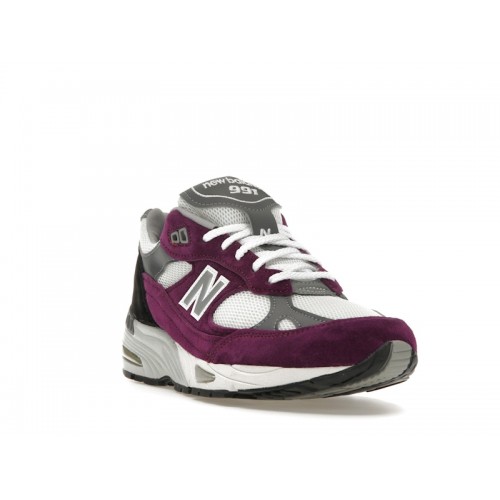 Кроссы New Balance 991 MiUK Grape Juice - мужская сетка размеров