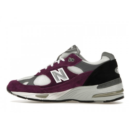 Кроссы New Balance 991 MiUK Grape Juice - мужская сетка размеров