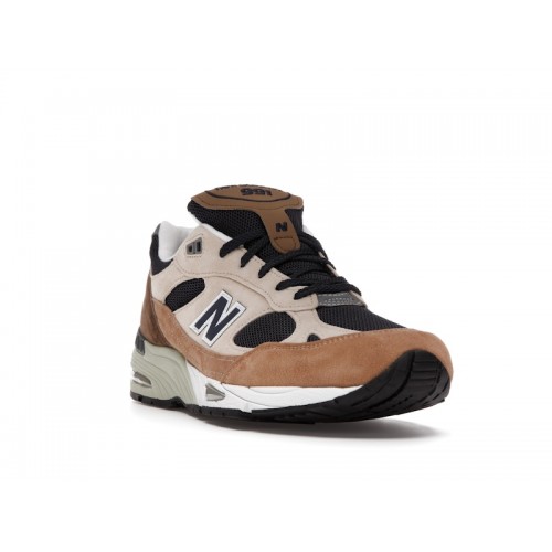 Кроссы New Balance 991 MiUK Cappuccino - мужская сетка размеров
