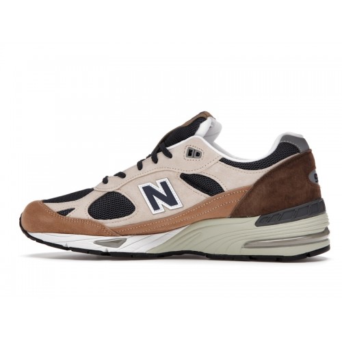 Кроссы New Balance 991 MiUK Cappuccino - мужская сетка размеров