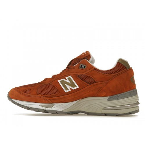 Кроссы New Balance 991 MiUK Eastern Species - мужская сетка размеров