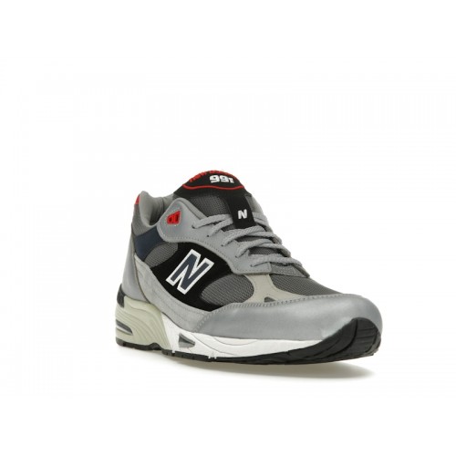 Кроссы New Balance 991 MiUK Silver - мужская сетка размеров