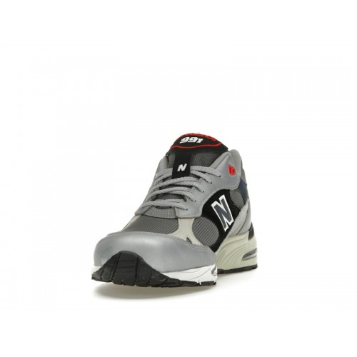 Кроссы New Balance 991 MiUK Silver - мужская сетка размеров