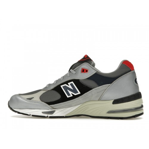 Кроссы New Balance 991 MiUK Silver - мужская сетка размеров