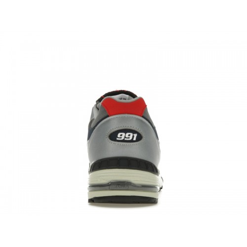 Кроссы New Balance 991 MiUK Silver - мужская сетка размеров