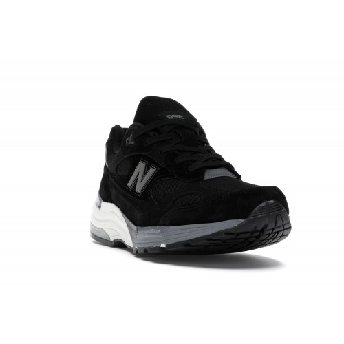 New Balance 992 Made in USA Black Grey - мужская сетка размеров