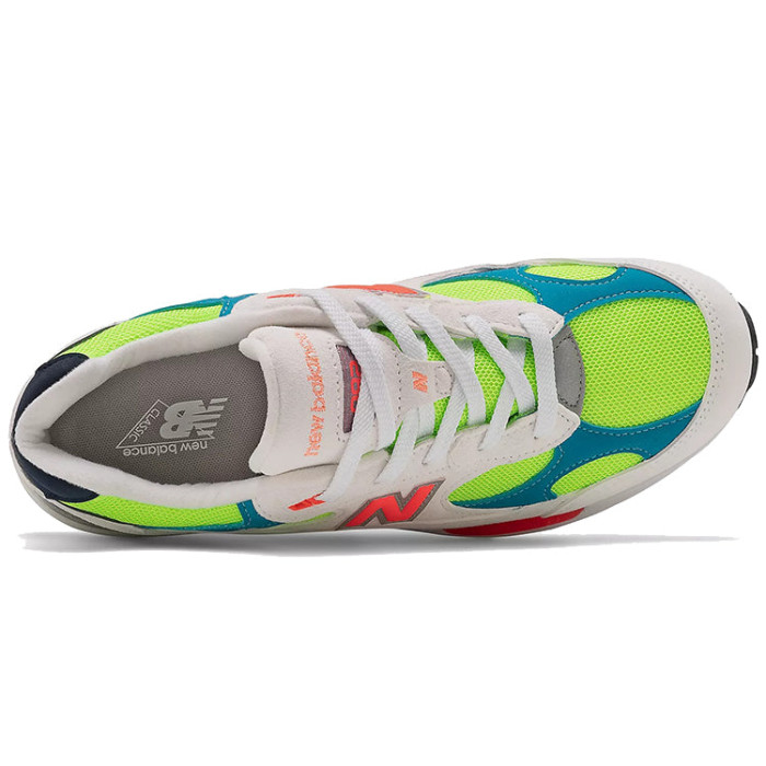 New Balance 992 Made in USA White Neon - мужская сетка размеров New Balance 992 Made in USA White Neon - мужская сетка размеров
