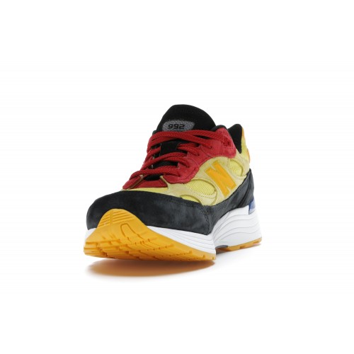 New Balance 992 Made in USA Atomic Yellow Red - мужская сетка размеров