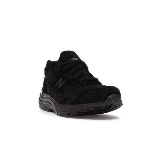 Кроссы New Balance 992 Triple Black - мужская сетка размеров