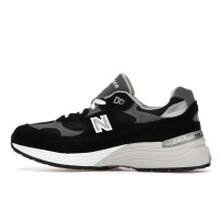 New Balance 992 Black Grey Suede