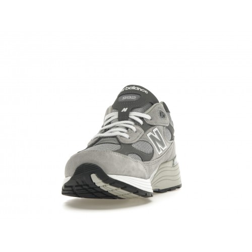 Кроссы New Balance 992 Grey - мужская сетка размеров
