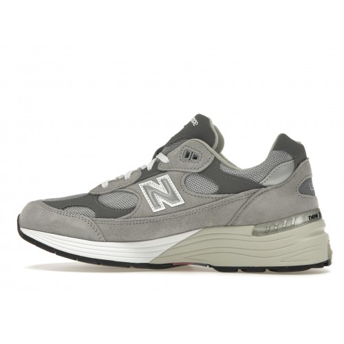 Кроссы New Balance 992 Grey - мужская сетка размеров