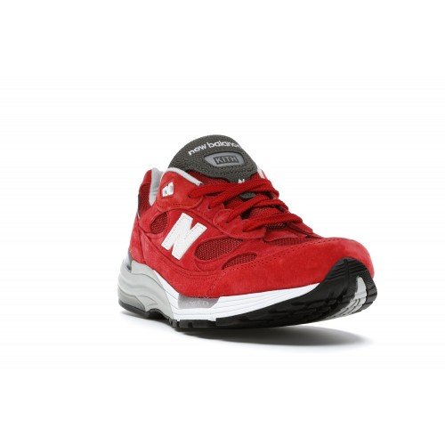 Кроссы New Balance 992 Kith Kithmas Red - мужская сетка размеров